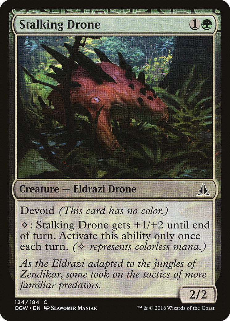 Image of Stalking Drone (OGW-124) - Oath of the Gatewatch: (devoid) Foil
