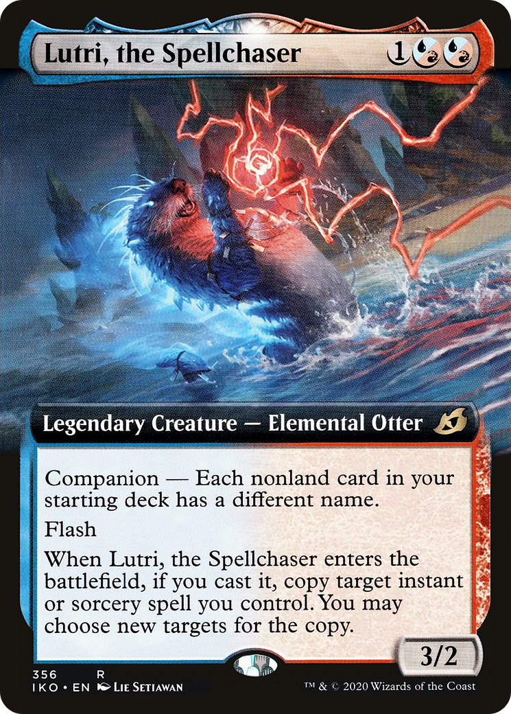 Image of Lutri, the Spellchaser (Extended Art) (IKO-356) - Ikoria: Lair of Behemoths: (companion, Extended Art) Foil