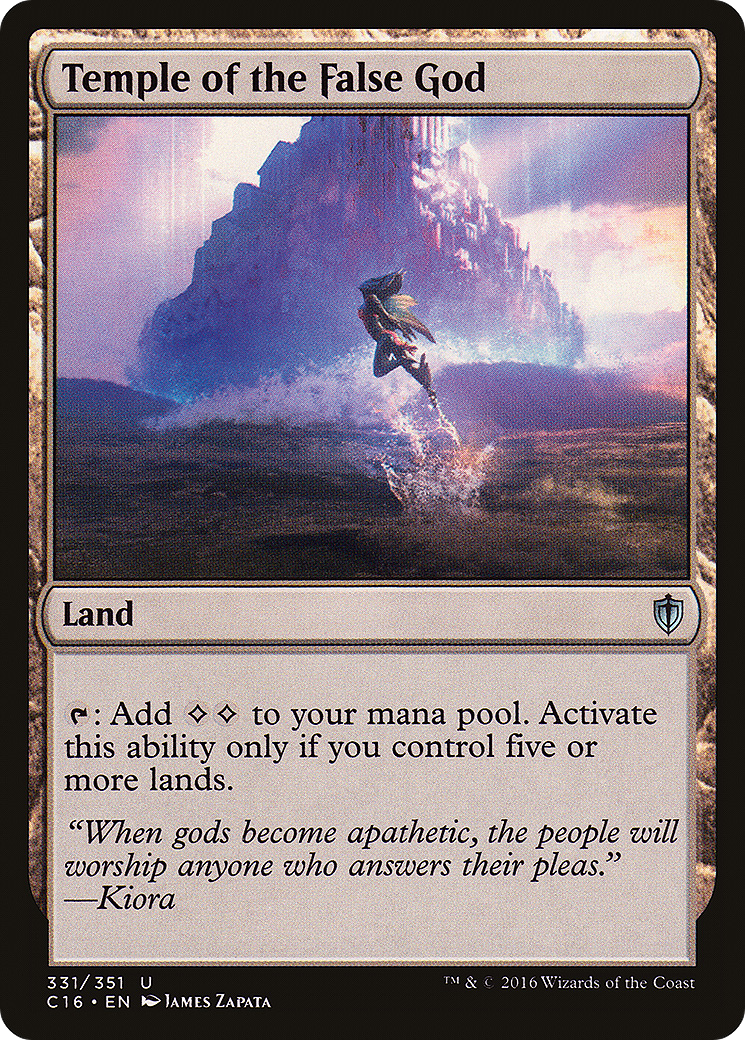 Image of Temple of the False God (C16-331) - Commander 2016