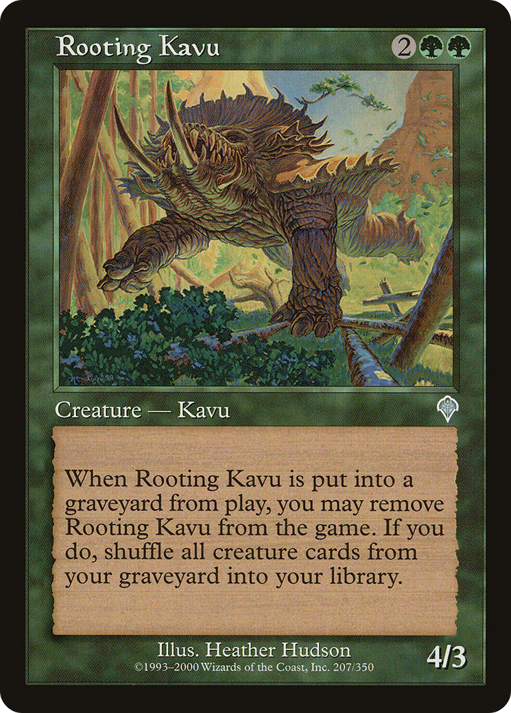 Image of Rooting Kavu (INV-207) - Invasion Foil