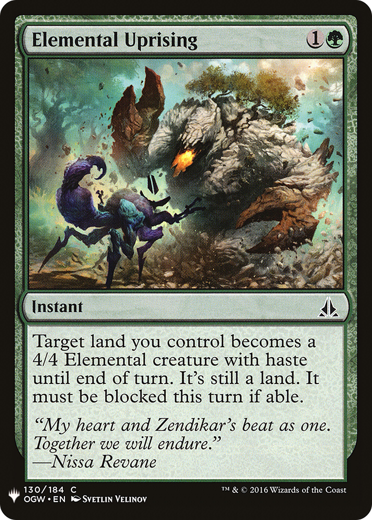 Image of Elemental Uprising (LIST-130) - The List
