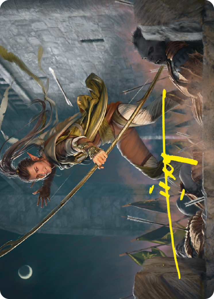 Image of Legolas, Counter of Kills // Legolas, Counter of Kills (ALTR-017) - Tales of Middle-earth Art Series (Borderless)