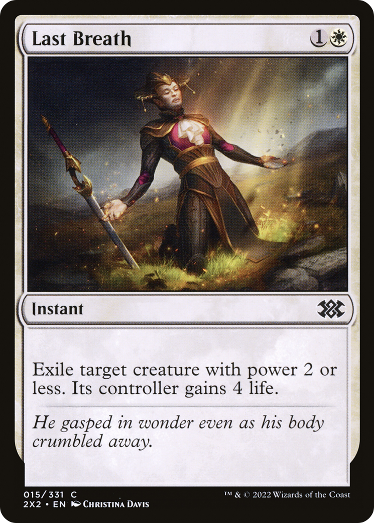 Image of Last Breath (2X2-015) - Double Masters 2022