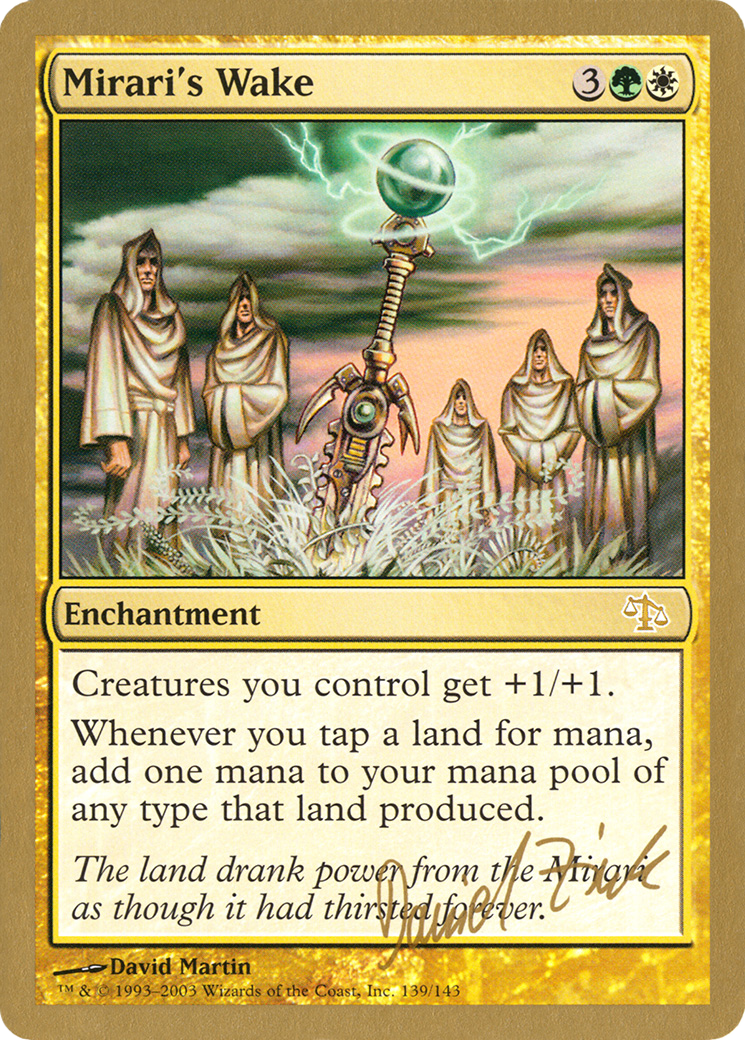 Image of Mirari's Wake - 2003 Daniel Zink (JUD) (WCD-) - World Championship Decks 2003