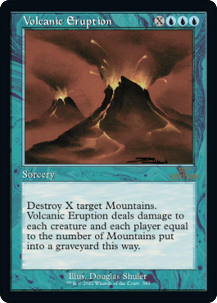 Image of Volcanic Eruption (Retro Frame) (30A-385) - 30th Anniversary Edition