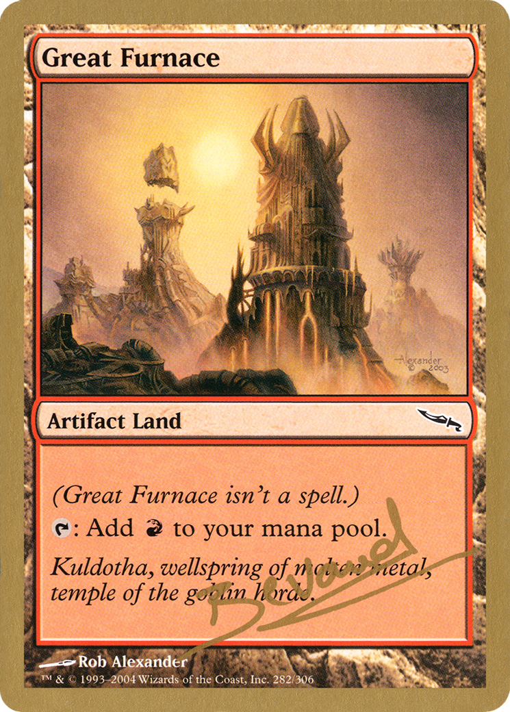 Image of Great Furnace - 2004 Manuel Bevand (MRD) (WCD-) - World Championship Decks 2004