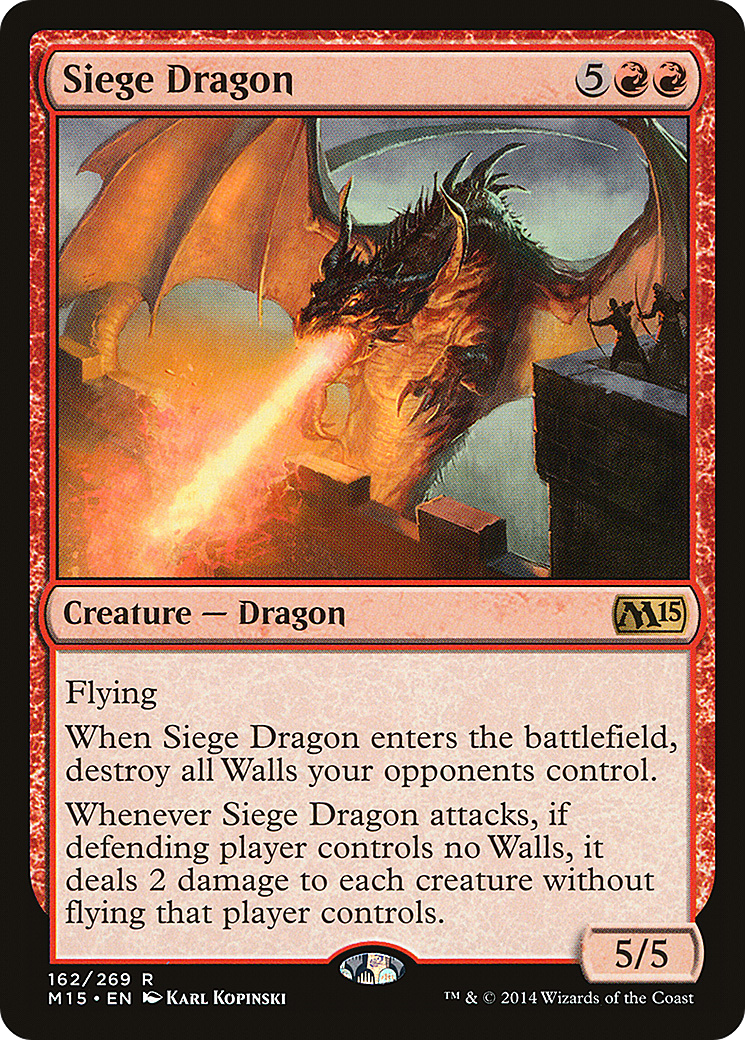 Image of Siege Dragon (M15-162) - Magic 2015