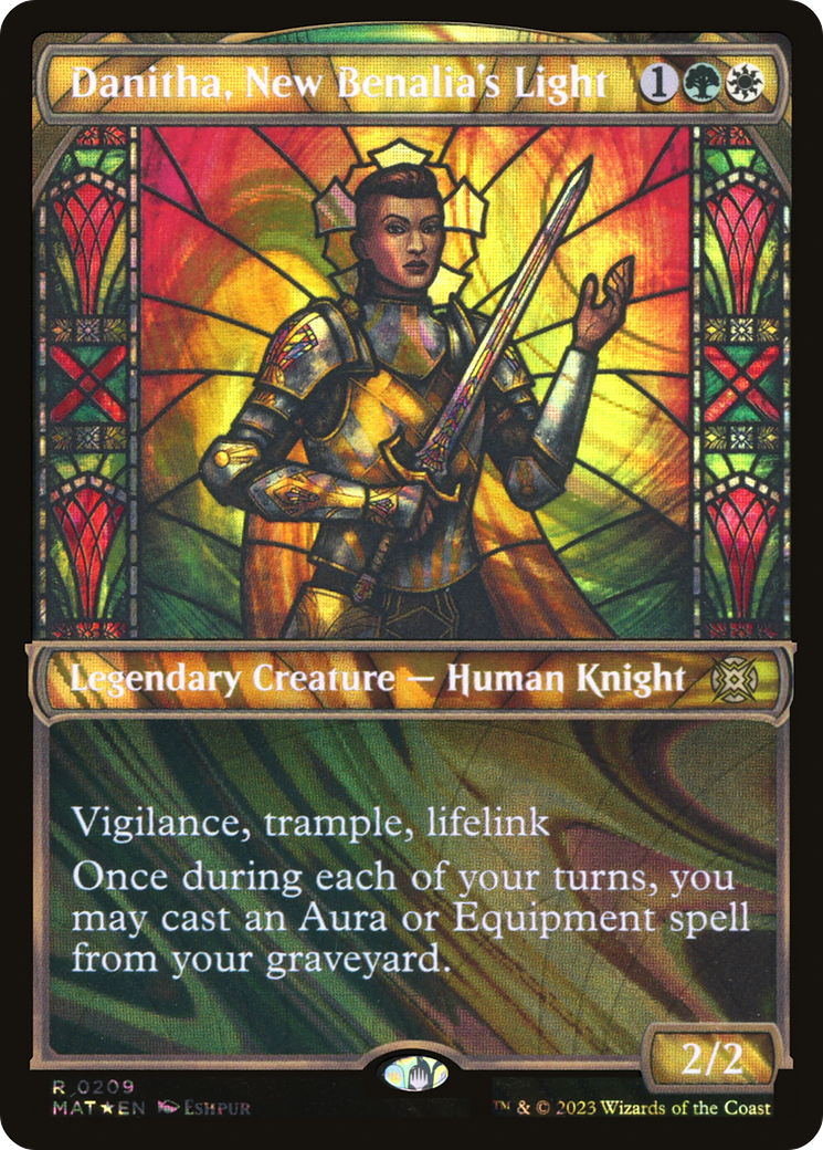 Image of Danitha, New Benalia's Light (Halo Foil) (MAT-209) - March of the Machine: The Aftermath: (Showcase) Foil