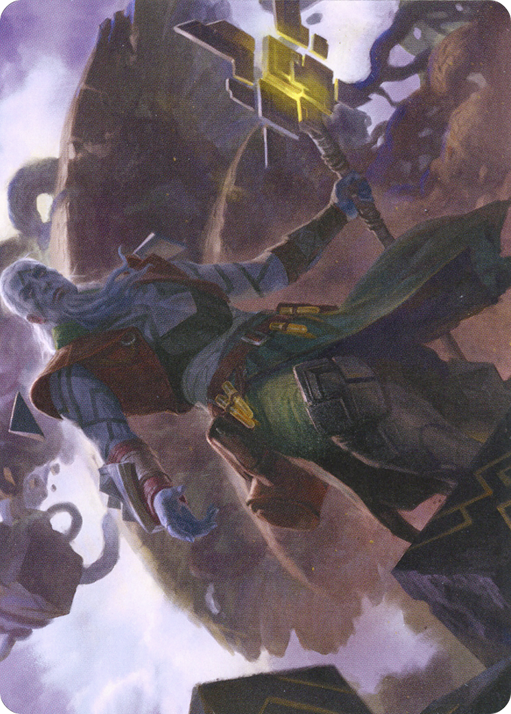Image of Orah, Skyclave Hierophant // Orah, Skyclave Hierophant (AZNR-079) - Zendikar Rising Art Series (Borderless) Foil