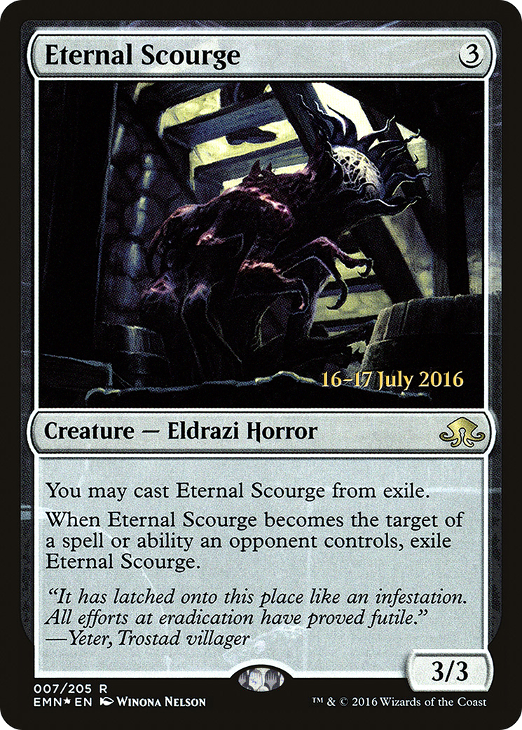 Image of Eternal Scourge (PRE-007) - Eldritch Moon Promos Foil