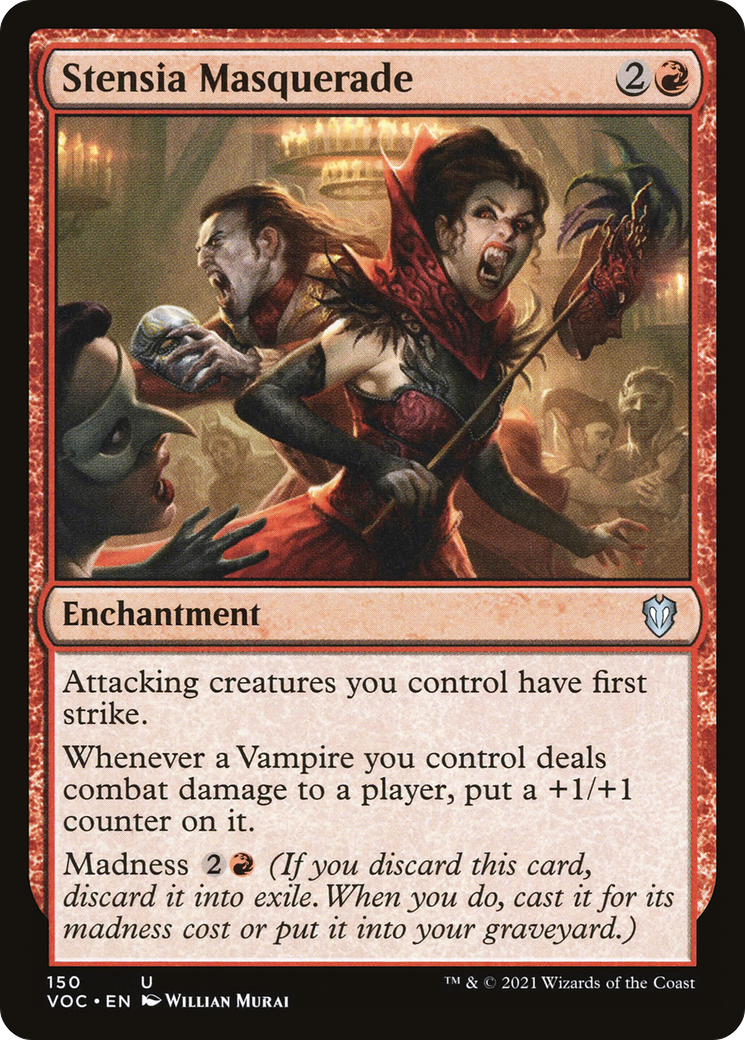 Image of Stensia Masquerade (VOC-150) - Crimson Vow Commander