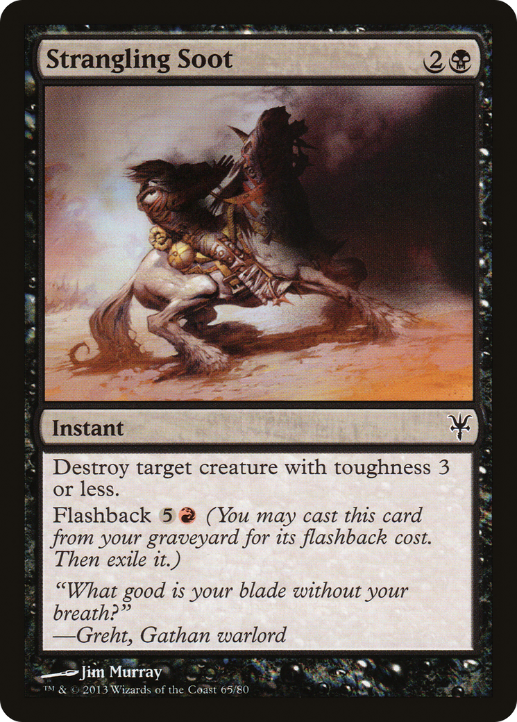 Image of Strangling Soot (DDK-065) - Duel Decks: Sorin vs. Tibalt