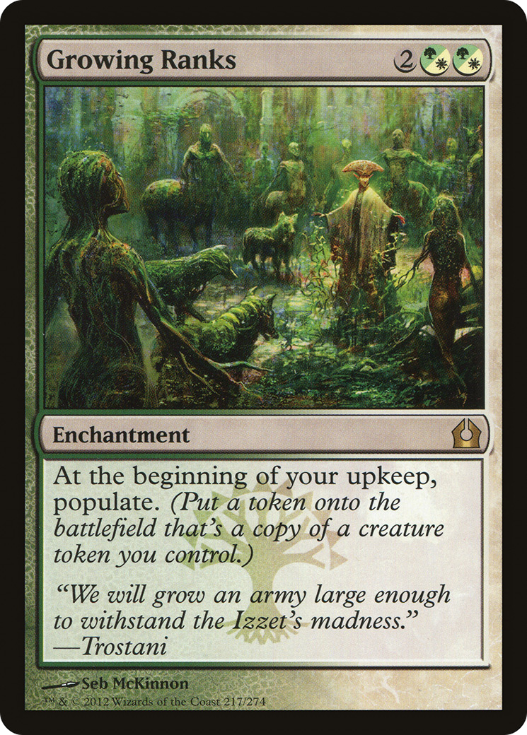 Image of Growing Ranks (RTR-217) - Return to Ravnica