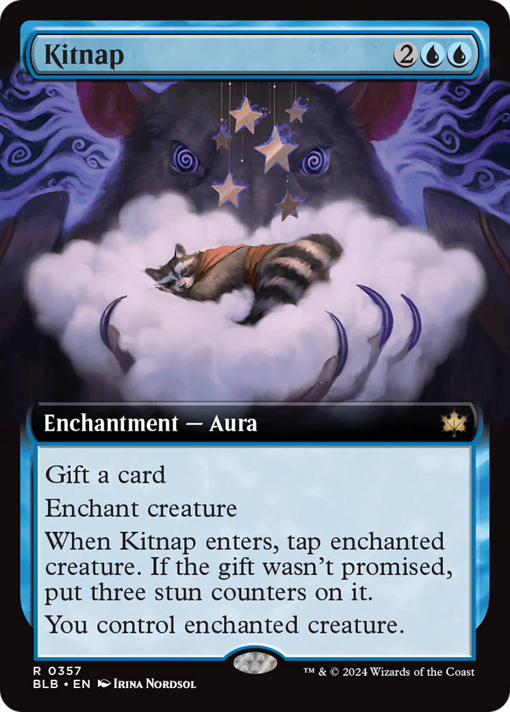 Image of Kitnap (Extended Art) (BLB-357) - Bloomburrow: (Extended Art)