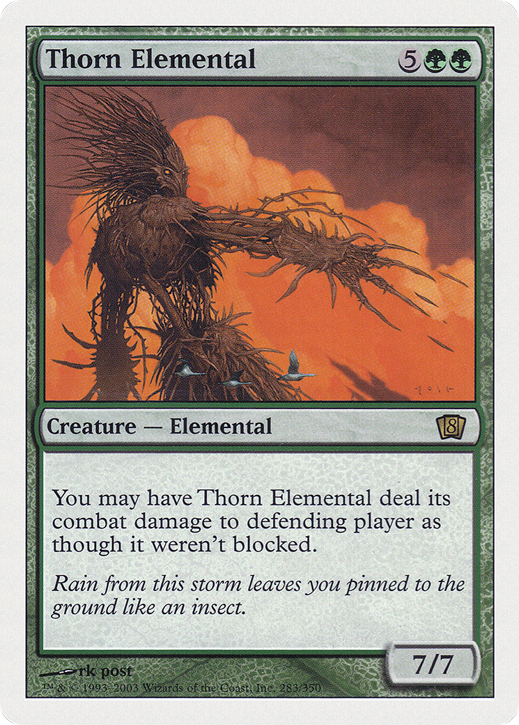 Image of Thorn Elemental (8ED-283) - 8th Edition Foil