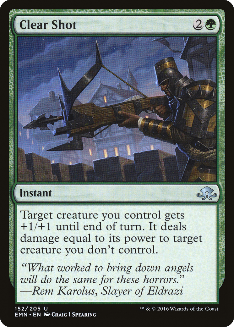Image of Clear Shot (EMN-152) - Eldritch Moon Foil
