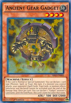 Image of Ancient Gear Gadget (SR03-EN000) - Structure Deck: Machine Reactor 1st Edition