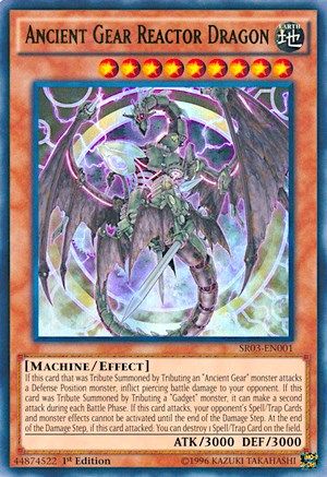 Image of Ancient Gear Reactor Dragon (SR03-EN001) - Structure Deck: Machine Reactor Unlimited