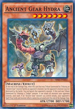 Image of Ancient Gear Hydra (SR03-EN002) - Structure Deck: Machine Reactor Unlimited