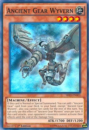 Image of Ancient Gear Wyvern (SR03-EN003) - Structure Deck: Machine Reactor 1st Edition