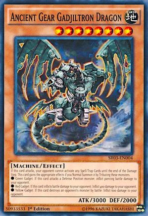 Image of Ancient Gear Gadjiltron Dragon (SR03-EN004) - Structure Deck: Machine Reactor Unlimited
