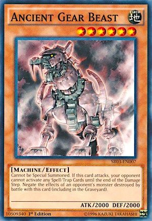 Image of Ancient Gear Beast (SR03-EN007) - Structure Deck: Machine Reactor Unlimited