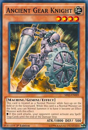 Image of Ancient Gear Knight (SR03-EN009) - Structure Deck: Machine Reactor 1st Edition
