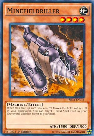 Image of Minefieldriller (SR03-EN014) - Structure Deck: Machine Reactor Unlimited