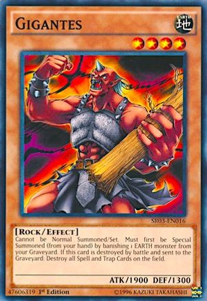 Image of Gigantes (SR03-EN016) - Structure Deck: Machine Reactor 1st Edition