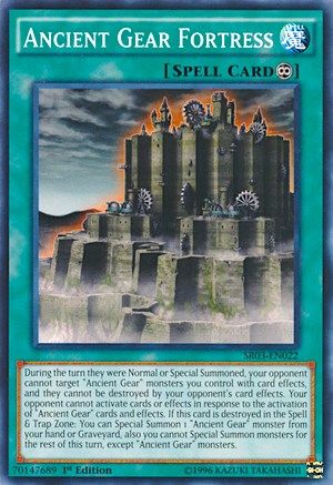 Image of Ancient Gear Fortress (SR03-EN022) - Structure Deck: Machine Reactor 1st Edition