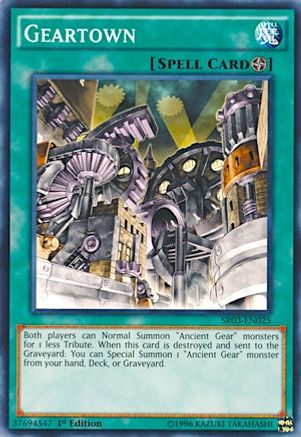 Image of Geartown (SR03-EN025) - Structure Deck: Machine Reactor 1st Edition