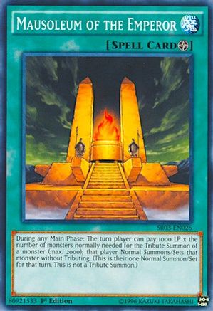 Image of Mausoleum of the Emperor (SR03-EN026) - Structure Deck: Machine Reactor 1st Edition