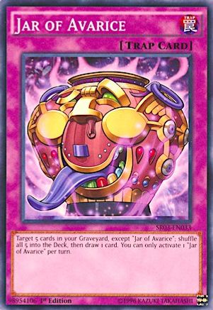 Image of Jar of Avarice (SR03-EN033) - Structure Deck: Machine Reactor 1st Edition