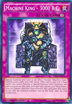 Image of Machine King - 3000 B.C. (SR03-EN035) - Structure Deck: Machine Reactor Unlimited