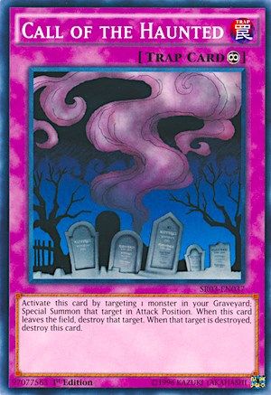 Image of Call of the Haunted (SR03-EN037) - Structure Deck: Machine Reactor Unlimited