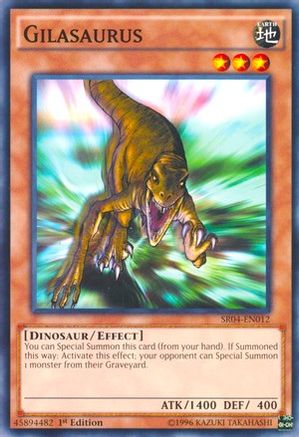 Image of Gilasaurus (SR04-EN012) - Structure Deck: Dinosmasher's Fury Unlimited