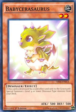 Image of Babycerasaurus (SR04-EN013) - Structure Deck: Dinosmasher's Fury Unlimited