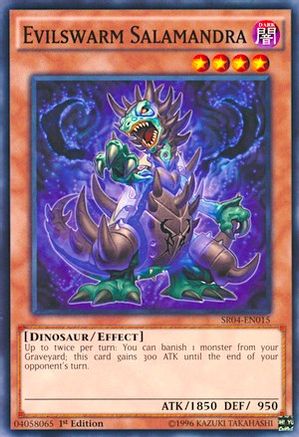 Image of Evilswarm Salamandra (SR04-EN015) - Structure Deck: Dinosmasher's Fury Unlimited