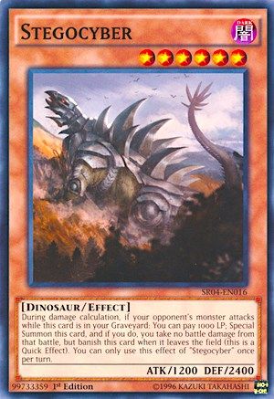 Image of Stegocyber (SR04-EN016) - Structure Deck: Dinosmasher's Fury Unlimited