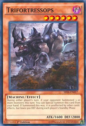 Image of Trifortressops (SR04-EN017) - Structure Deck: Dinosmasher's Fury Unlimited