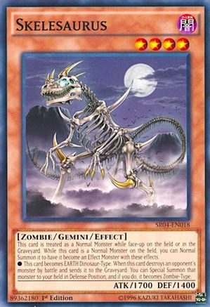 Image of Skelesaurus (SR04-EN018) - Structure Deck: Dinosmasher's Fury 1st Edition