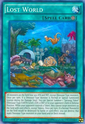 Image of Lost World (SR04-EN021) - Structure Deck: Dinosmasher's Fury Unlimited