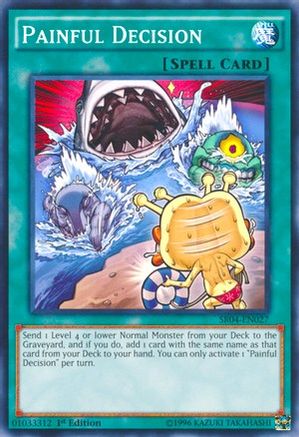 Image of Painful Decision (SR04-EN027) - Structure Deck: Dinosmasher's Fury 1st Edition