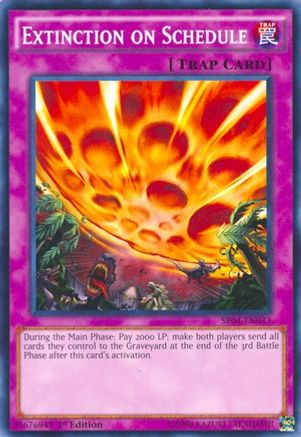 Image of Extinction on Schedule (SR04-EN033) - Structure Deck: Dinosmasher's Fury Unlimited