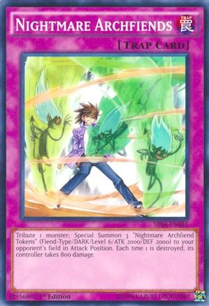 Image of Nightmare Archfiends (SR04-EN035) - Structure Deck: Dinosmasher's Fury Unlimited