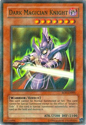 Image of Dark Magician Knight (Reshef of Destruction) (Super Rare) (ROD-EN001) - Yu-Gi-Oh! Video Game Promotional Cards Unlimited