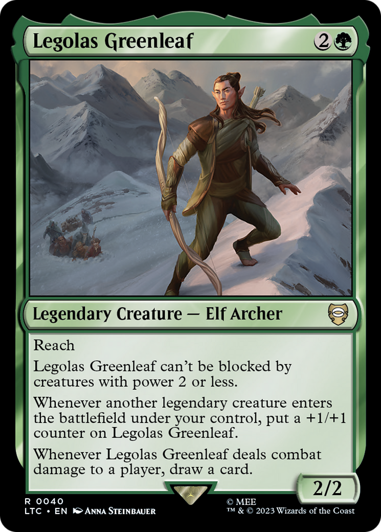 Image of Legolas Greenleaf (LTC-040) - Tales of Middle-earth Commander