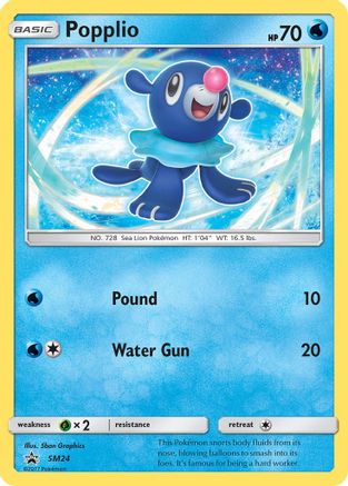 Image of Popplio SM24  - Holofoil SM Promos - Promo