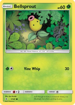 Image of Bellsprout 001/145  SM  Guardians Rising - Common
