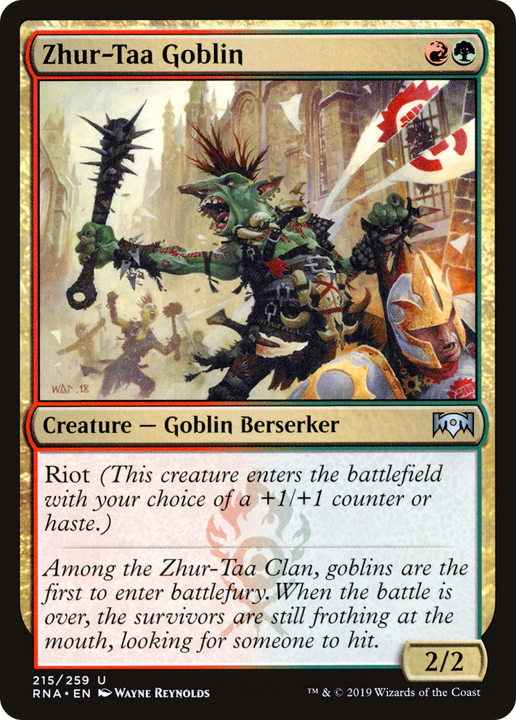 Image of Zhur-Taa Goblin (RNA-215) - Ravnica Allegiance Foil